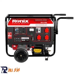 ابزار روز-ژنراتور بنزینی 6000 وات رونیکس RH-4760